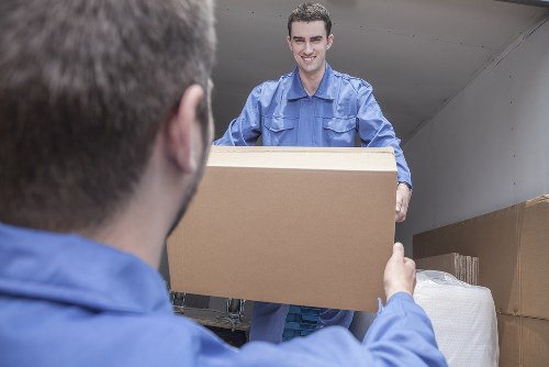 Removal team assisting with a home move in Kennington