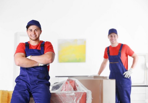 Professional removal team helping with a home move in Kennington
