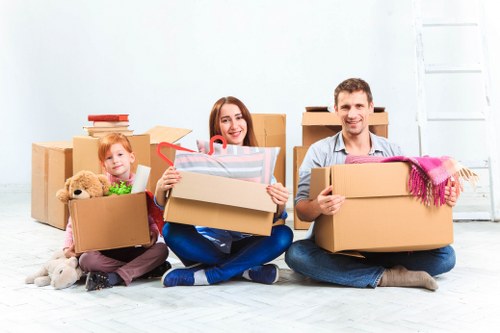 Customer confirming a moving service booking and quotation details