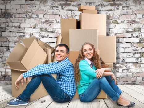 Packed boxes ready for same day removals in Kennington