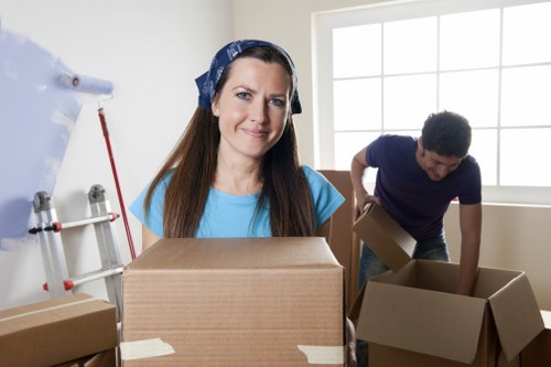 Secure packing of sensitive business equipment for relocation