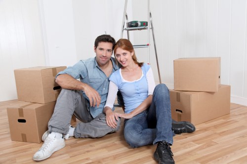 Local removal team handling a flat move in Kennington