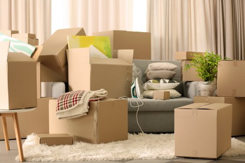 Unpacking services helping a household settle into a new Kennington home