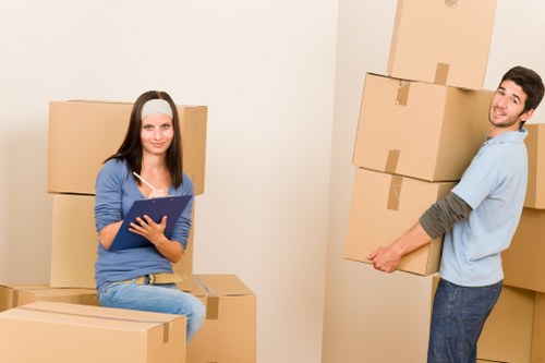 Local man and van team handling office relocation in Kennington
