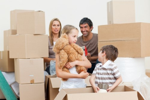 Packing and furniture protection for a South London house move